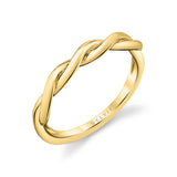 0.00TW PLAIN TWISTED STACKABLE BAND 18KY