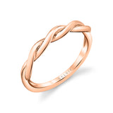 0.00TW PLAIN TWISTED STACKABLE BAND 18KY