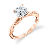 0.00TW ENGAGEMENT RING W. 1.25CT ROUND 18KR
