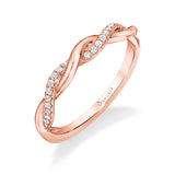 0.12TW DIAMOND TWISTED BAND **STACKABLE** 18KR