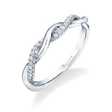 0.12TW DIAMOND TWISTED BAND **STACKABLE** 18KW