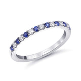 14 KT White Gold Fashion Band With 0.14 ctw