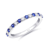 14 KT White Gold Fashion Band With 0.2 ctw